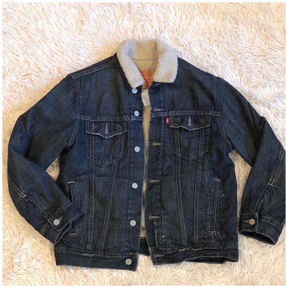 Levi's Jackets & Blazers - Levi’s Sherpa lined Trucker Jean Jacket